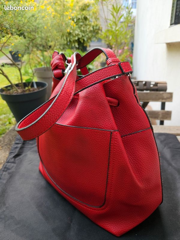 Sac "seau" - Rouge - Zara (image 2)