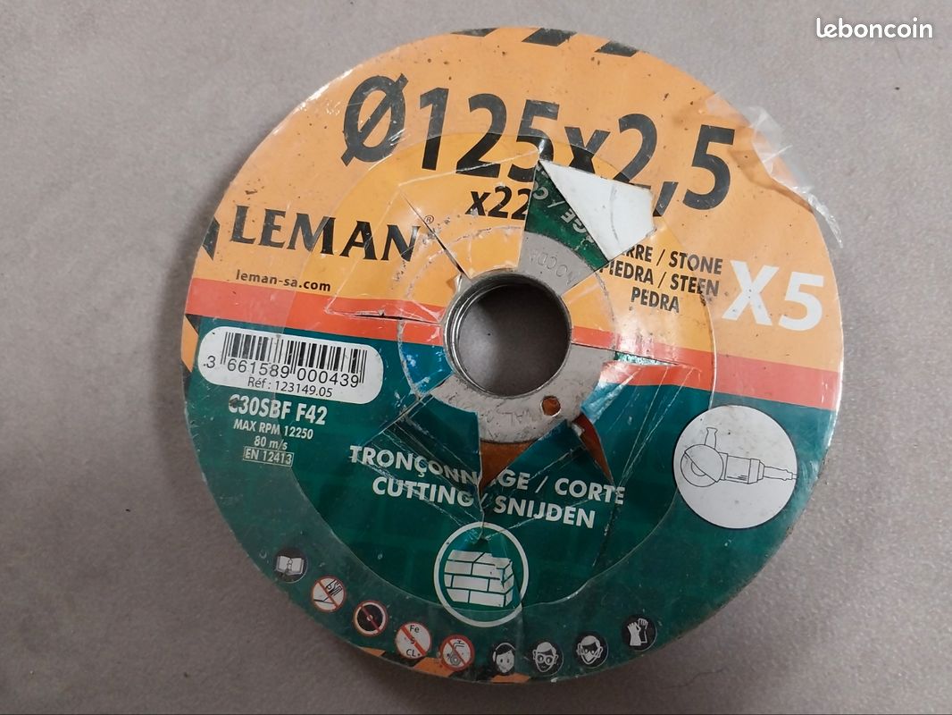 Lot de disques pour couper la pierre (image 1)