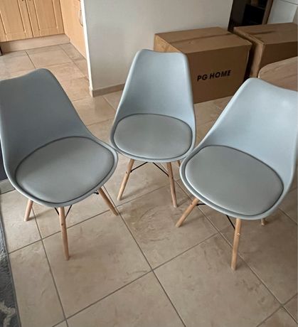 Chaise Scandinave Blanche Kelly X2