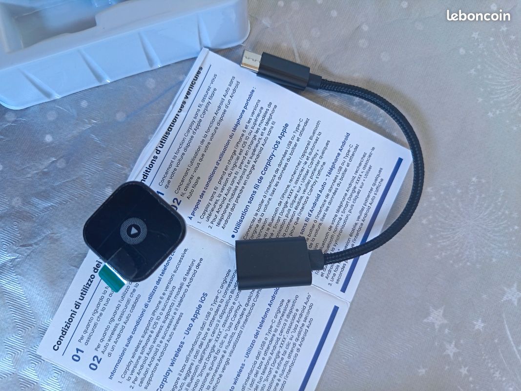 Adaptateur 2-en-1 CarPlay sans fil & Android Auto – USB (image 5)