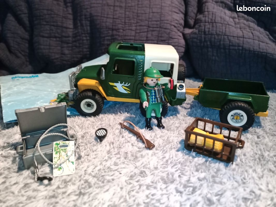 Pièce De Toit PLAYMOBIL Pour 4x4 De Chasse 4206 - Occasion - Univers Playmobil