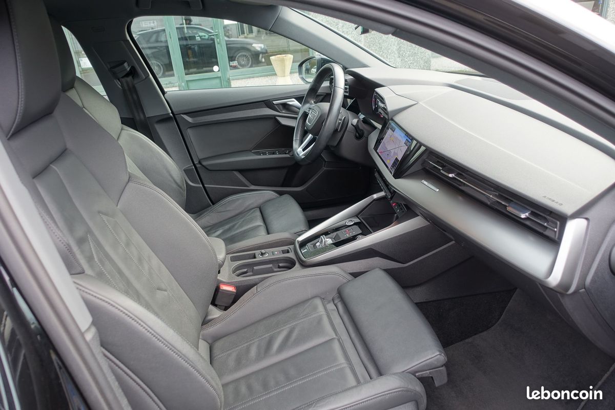 A3 Sportback 35 Tdi S-Tronic 150ch Virtual cockpit/Cuir Sport Chauffant/Gps europe/Carplay/Caméra/Attelage/1*Main/Garantie 12 mois (image 5)