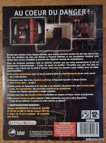 Jeu PC FBI Hostage Rescue - CD-ROM Neuf - Livret En Français, Jeu En Anglais - EAN 9782742933143
