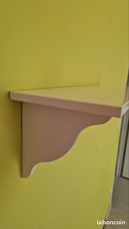 Lot de 2 étagères murales 60×20cm (image 3)