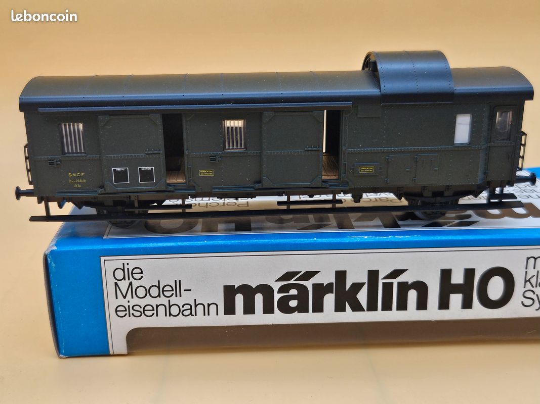 La Voiture Fourgon Mixte 2e Cl Court B8t A Bogies Miniature De SMCF Au Ho 10045