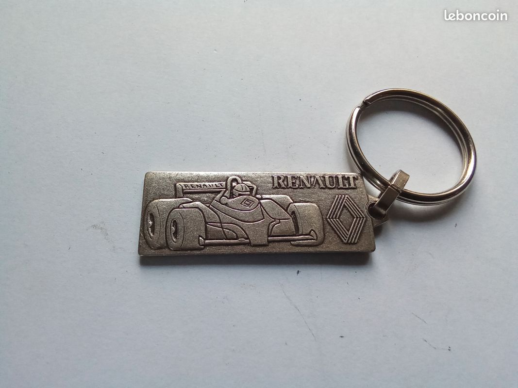 Porte-clés Métallique Formule 1 - Style Plat 2 Modèles - Neuf Avec étiquettes