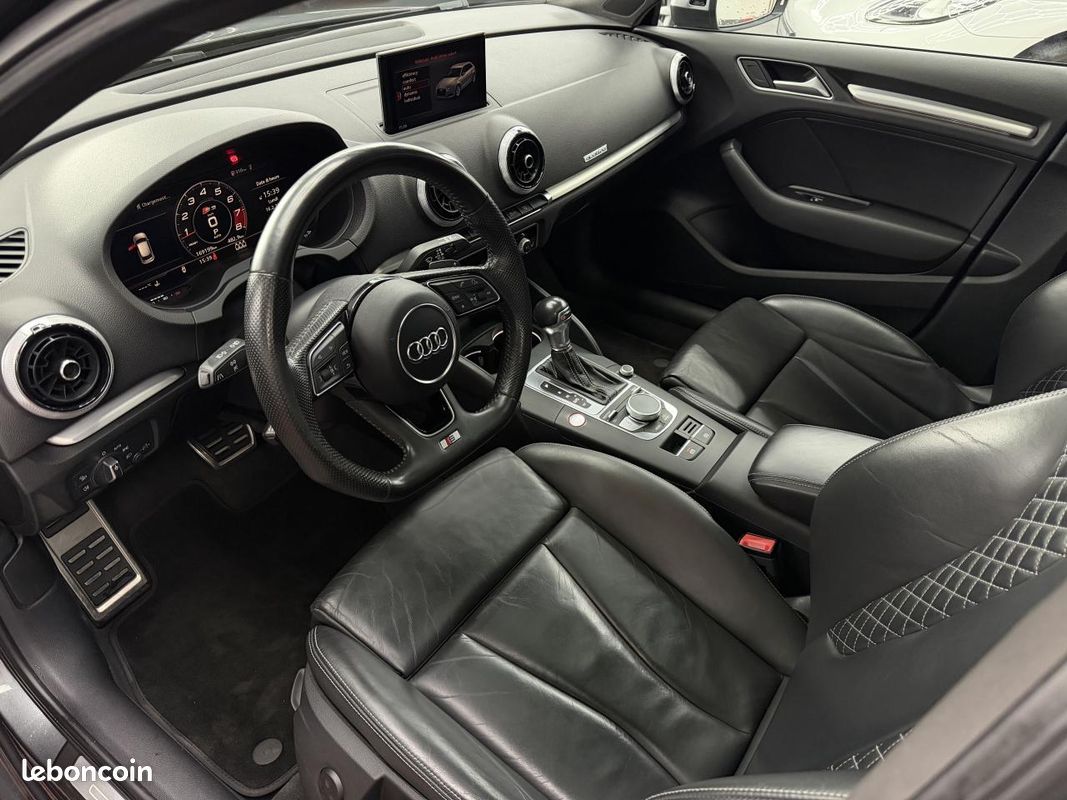 AUDI S3 (334EUROS/MOIS) 8V ABT Sportback 2.0 TFSI 380CV TOIT OUVRANT/SIEGE CHAUFFANT (image 8)