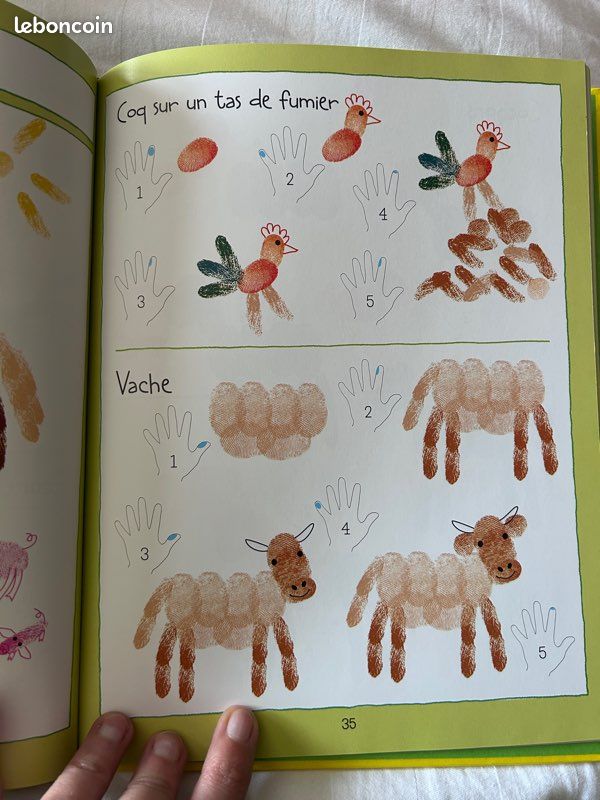 Livre d’apprentissage du dessin dès la maternelle, je dessine avec mes doigts (image 6)