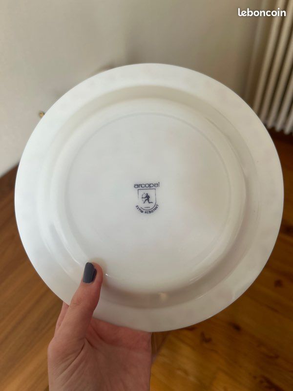 Lot De 6 Assiettes à Soupe Arcopal Vintage - Boîte D'origine 1960/70, Neuves