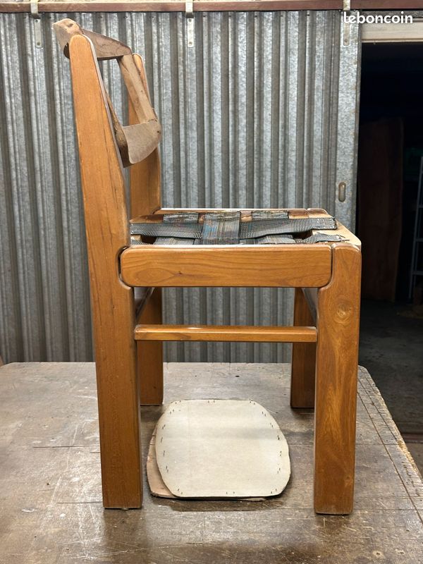 Vends lot de chaises à restaurer Roche Bobois (image 3)