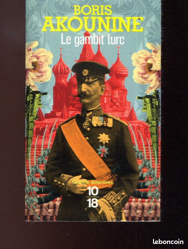 Polars auteurs Boris Akounine Le Gambit turc (version dos noir) (image 1)
