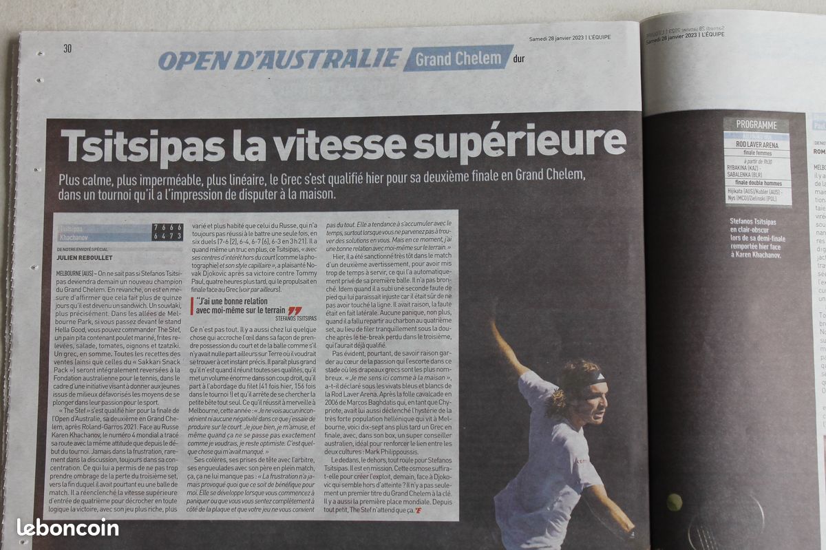 L'Equipe du 28/01/23 -Hand Hommes, Les Bleus en Finale contre le Danemark (image 7)