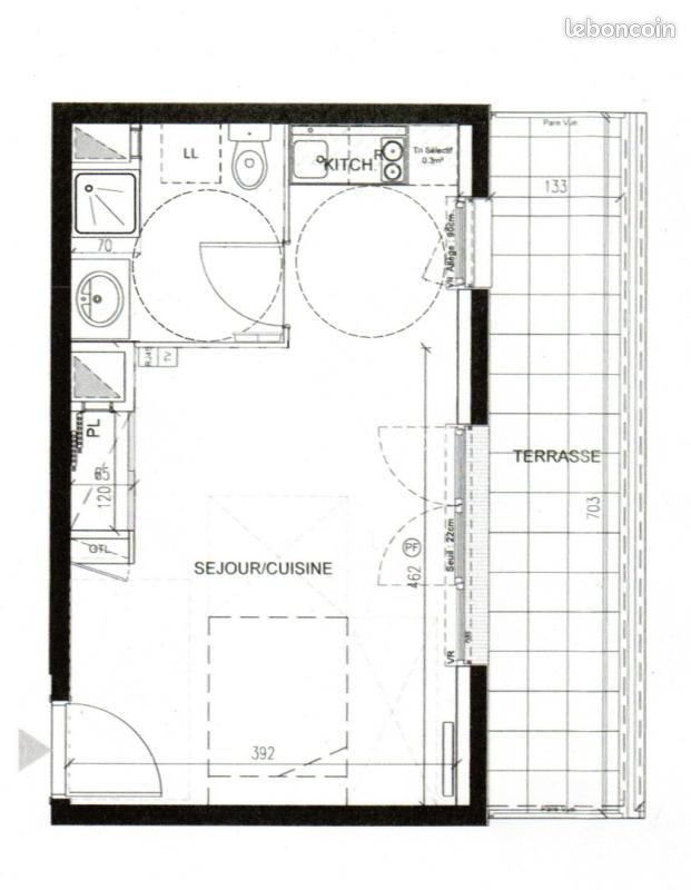 Appartement 1 pièce 26 m² · à Orsay · 26 m² · 651 €