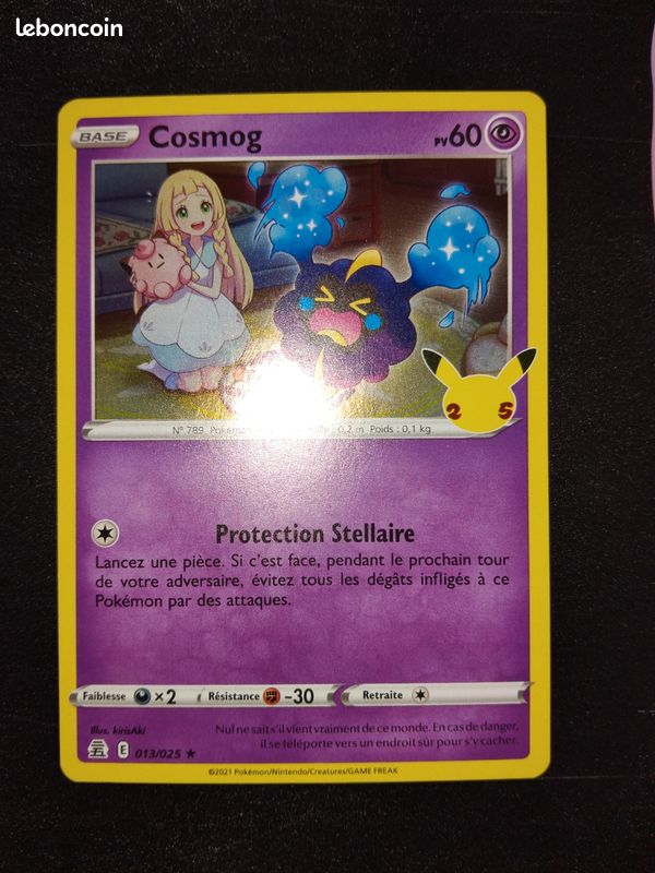 Carte pokmon holographique cosmog 013/025 - Jeux & Jouets Carte pokmon holographique cosmog 013/025 - Jeux & Jouets