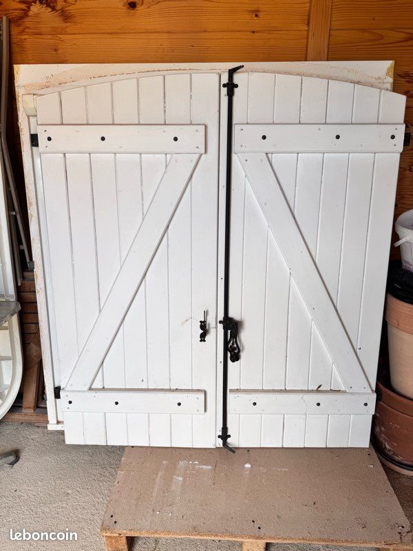 Ensemble porte-fenêtre 1 vantail et fenêtre MILLET et volet bois, fenêtres (image 4)