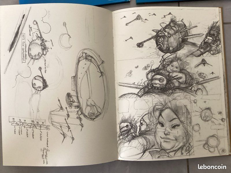 Bd les gardiens du maser 1/2 + hs esquisses (image 3)