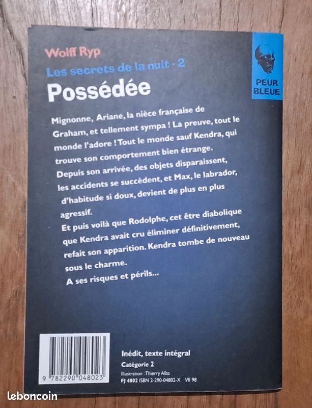 Possèdée - Le secrets de la nuit-2 - J'ai lu, peur bleue (image 2)