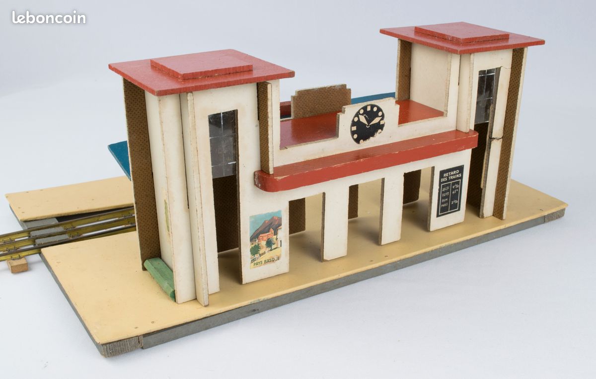 Jouet Ancien Gare LILLE démontable N.17 Hornby échelle O