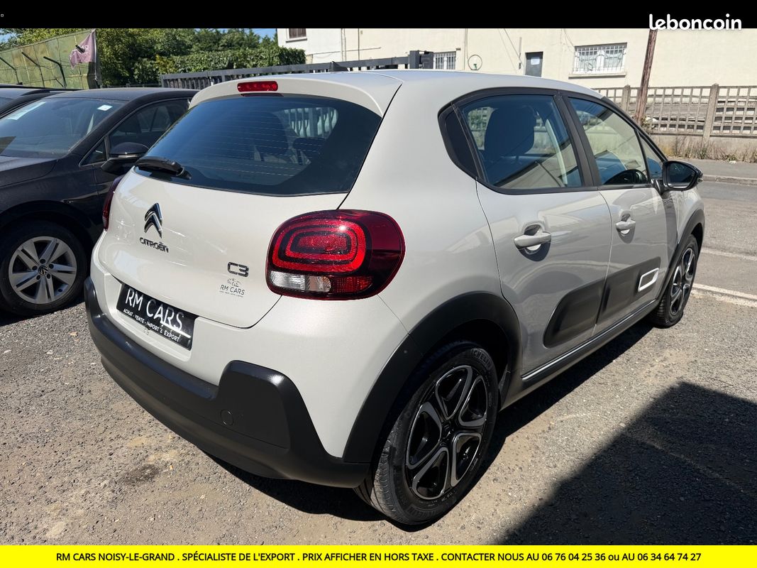 CITROEN C3 1.2 ESSENCE SS BVM5 Feel Pack EXPORT TUNISIE MAROC PRIX EN HT (image 4)