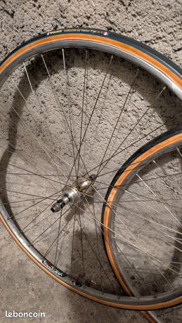 Paire De Roues Nisi Countach – Jantes Tubulaires 700 – Moyeux Campagnolo Record – Vintage Italie