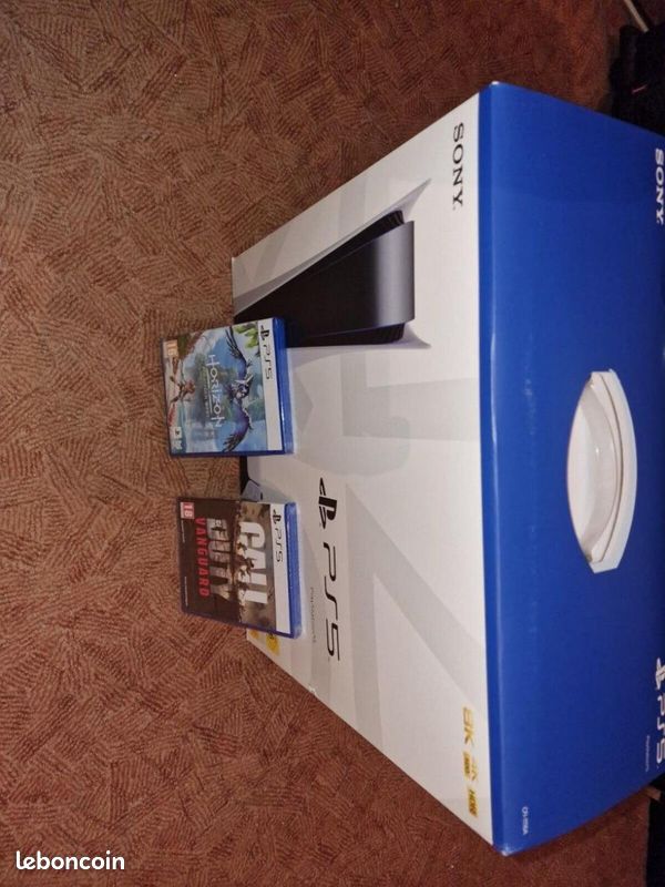 Ps5 NEUF PlayStation 5 Standart + 2 jeux (image 2)