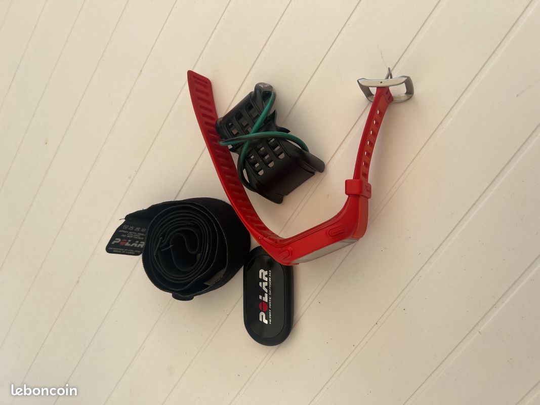 Montre GPS Polar RC3 avec bandeau capteur cardiaque et support VTT (image 2)