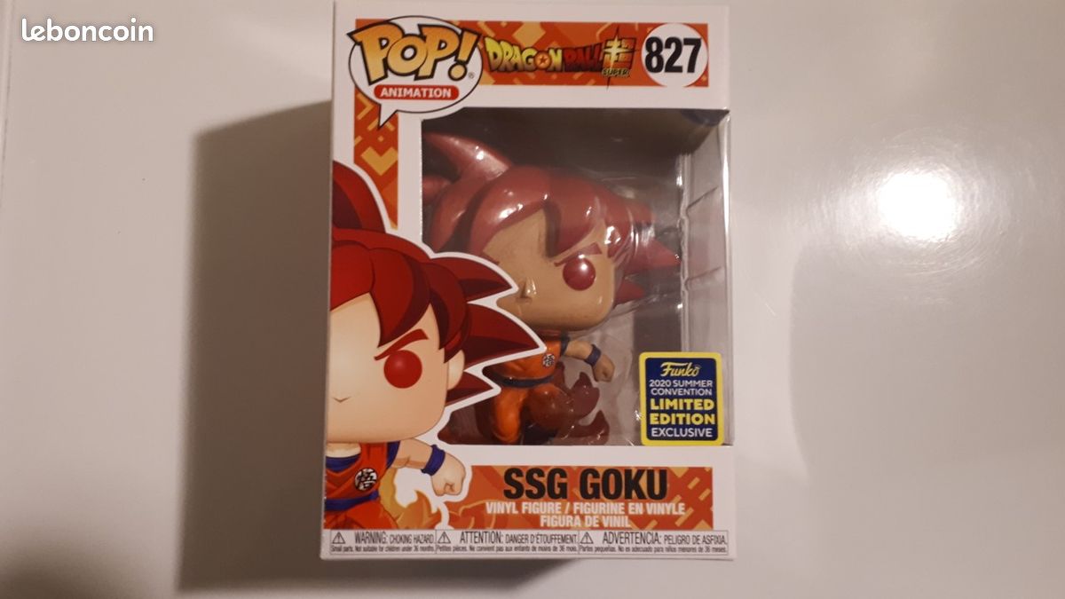 Funko pop Ssg Goku 827 Stickers Comic Con