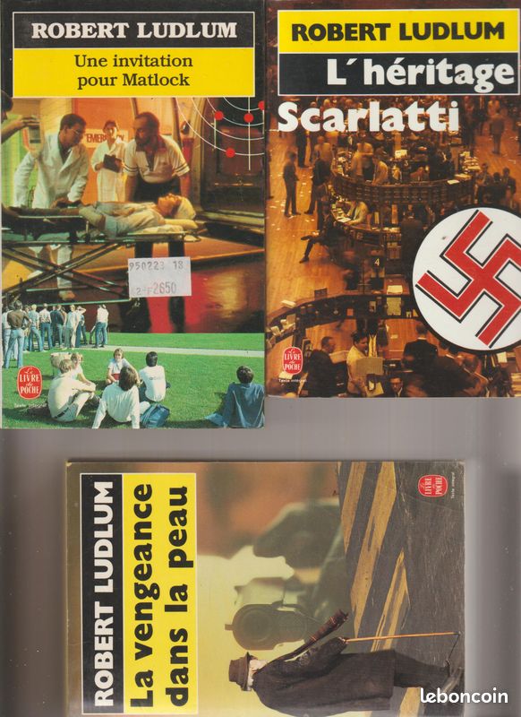 3 romans de Robert LUDLUM (image 1)