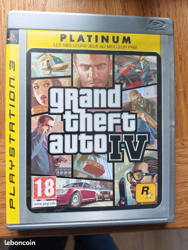 Jeu PS3 GTA 4 (image 1)