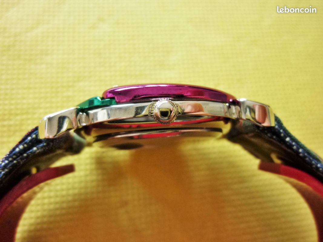 HORA montre analogique jeans multicolore unisexe ANA0040 (image 5)