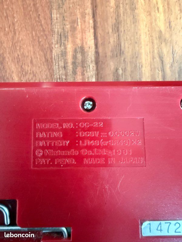 Game & Watch Nintendo : Octopus (image 3)