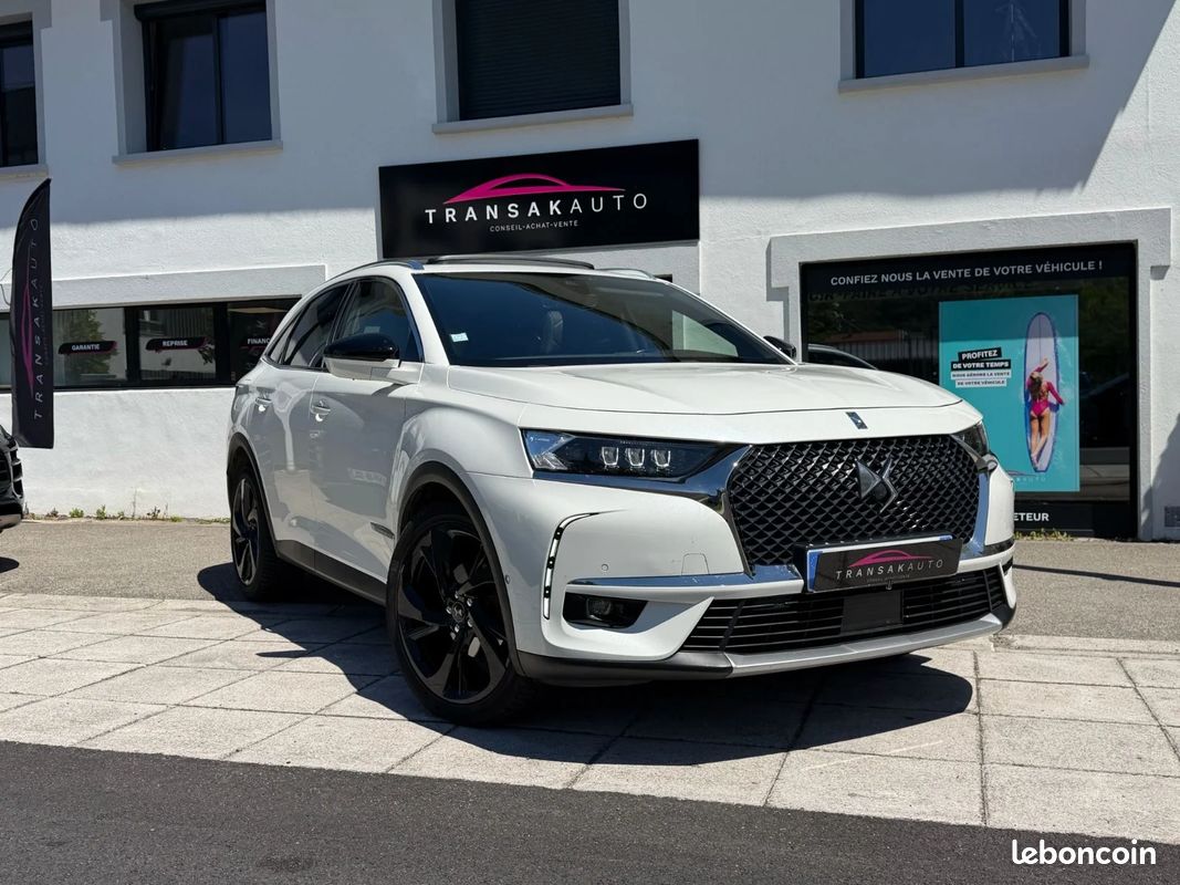 DS DS7 CROSSBACK BlueHDi 180 EAT8 Grand Chic OPERA - SUIVI COMPLET - ATTELAGE - TOIT OUVRANT - CAMERA 360 (image 1)