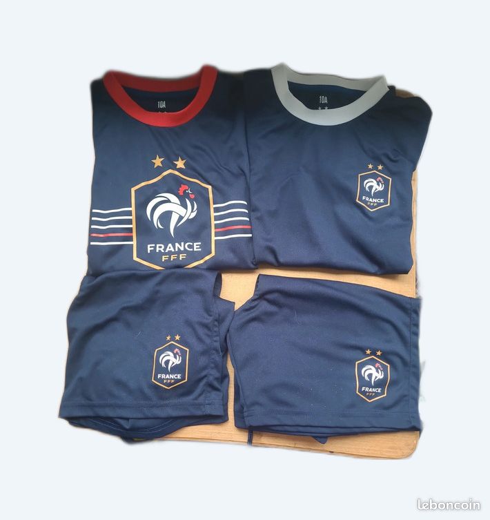 Ensemble Short Short France Etoiles Maillot Equipe De France Boxer