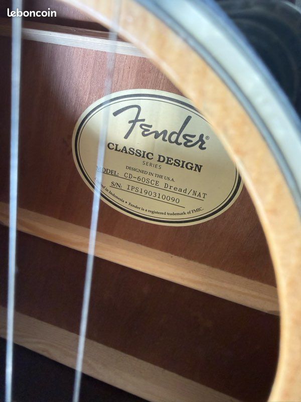 Guitare électro-acoustique Fender (image 3)