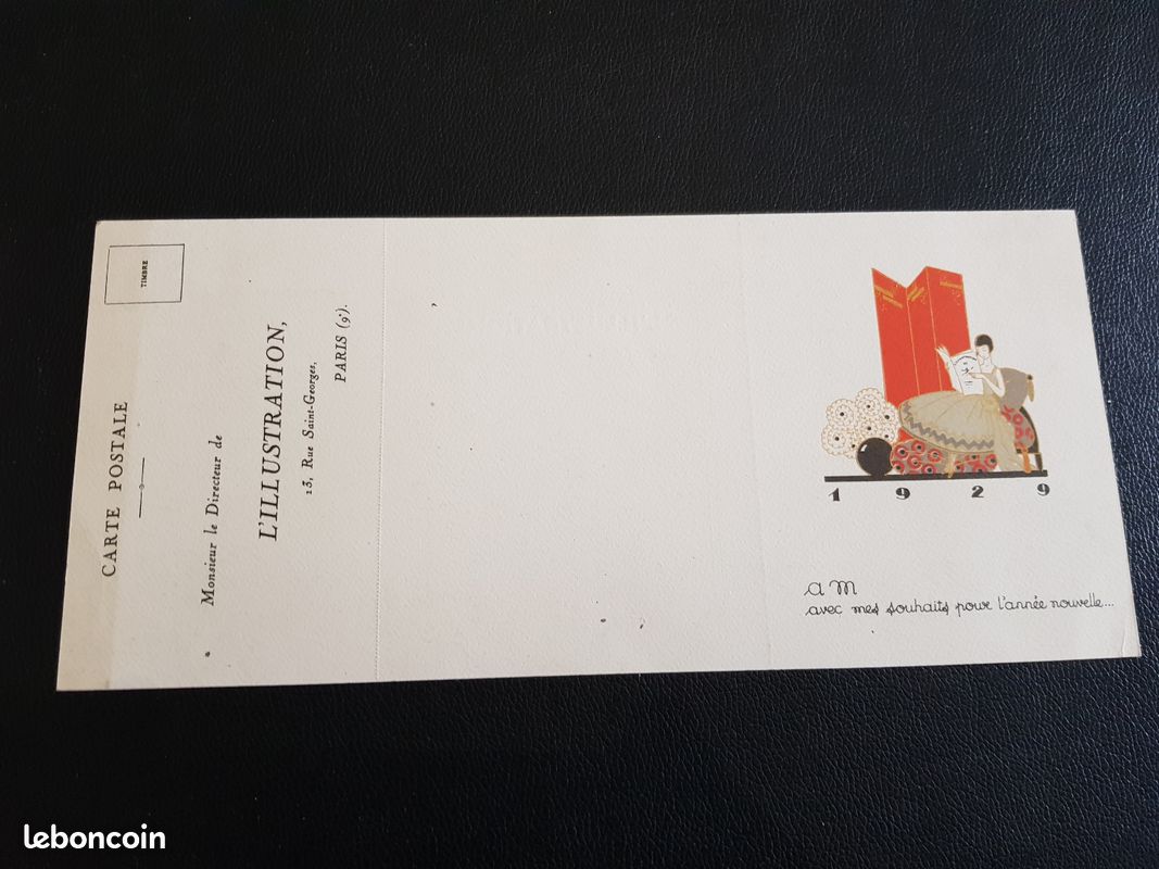 Carte Postale Ancienne - Bonne Année - Artiste HÉROUARD - Originale