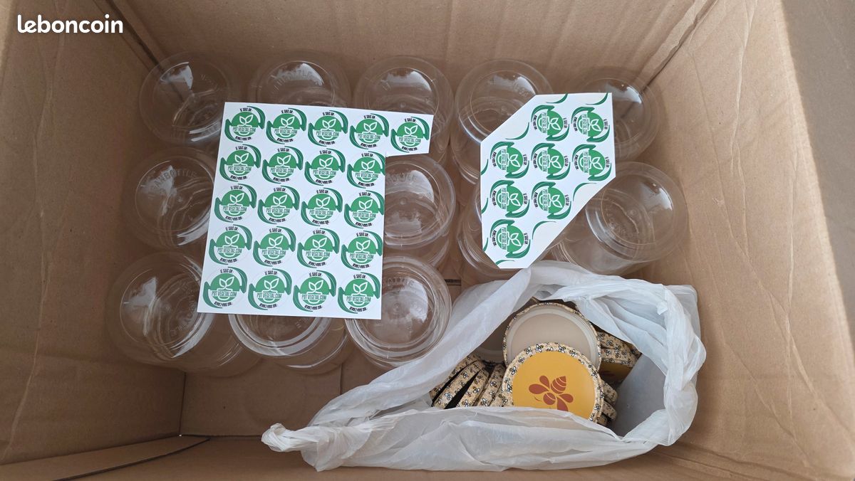 26 pots végétaux + 29 pots verres avec capsule (500g) (image 2)