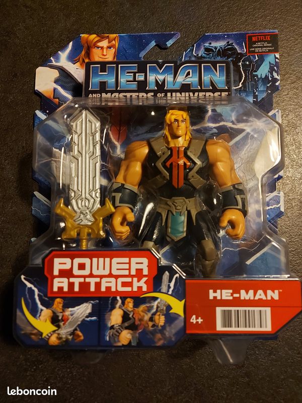 Figurine HE-MAN ou MUSCLOR Maitre de l'univers édition MATTEL NEUF (image 1)