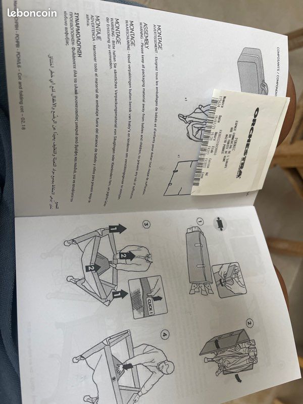 Lit pliant bébé Premaman (image 2)