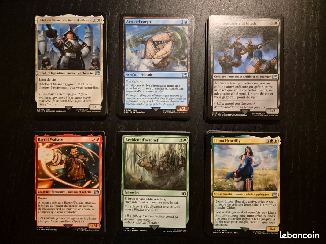 Lot 100 cartes Magic Final Fantasy FR (image 1)