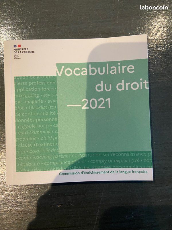Petit livre « Vocabulaire du droit 2021 » (image 1)