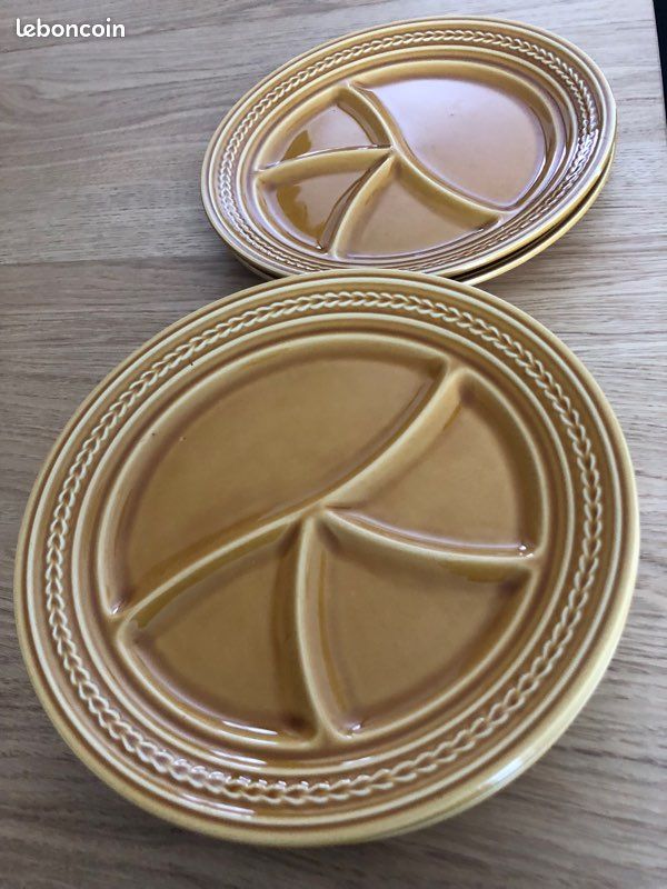 6 assiettes à fondue (image 1)