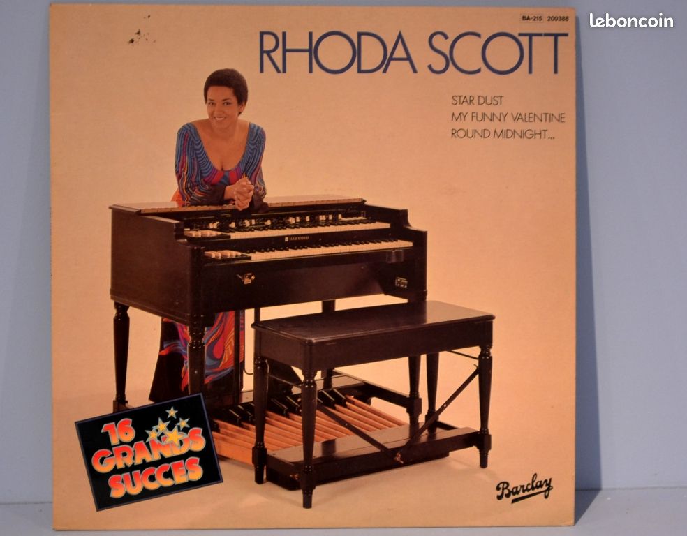 Vinyles jazz 33t 30cm RHODA SCOTT (image 1)