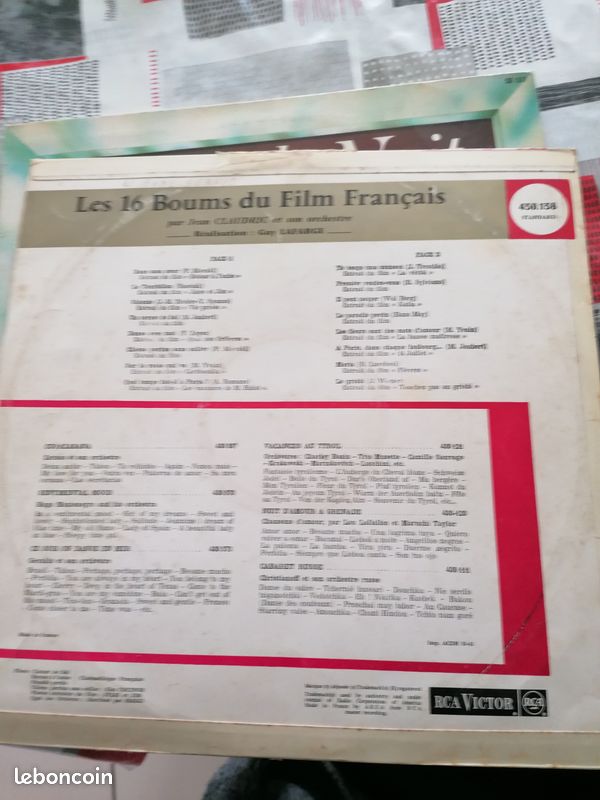 Disque Vinyle Les 16 BOUMS du Film Français (image 2)
