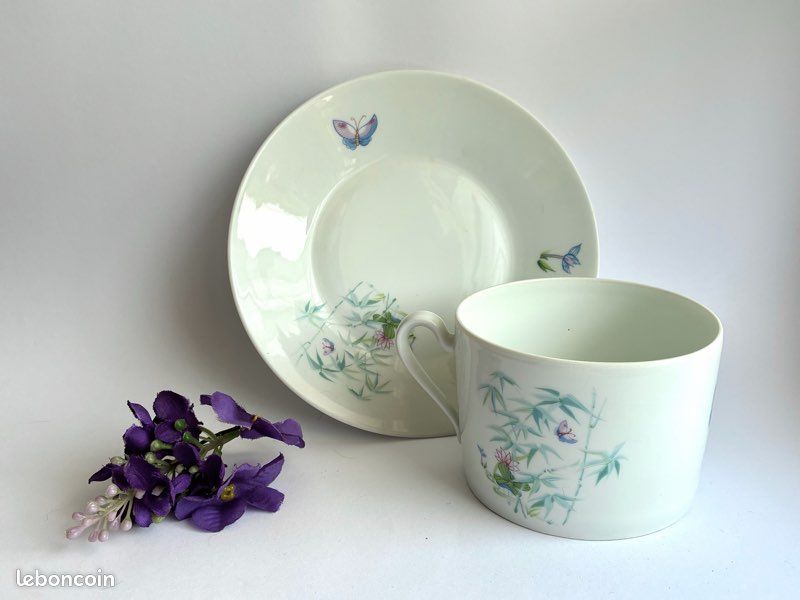 Set à petit-déjeuner en porcelaine de Limoges (image 2)