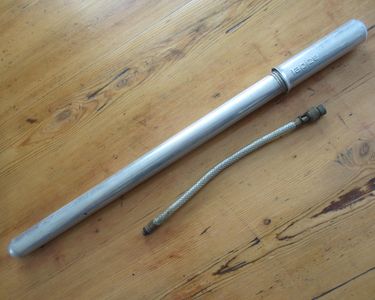 pompe vintage lapize vélo aluminium 47 cm course années 70 80