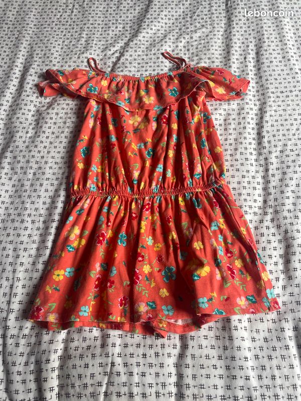 Combi-short à motifs fleurs (image 1)
