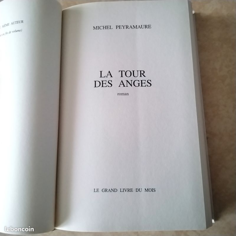 Roman de Michel Peyramaure : la Tour des Anges, tbe (image 3)