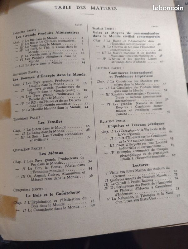Livres manuels scolaires économie, histoire, médecine, droit (image 3)