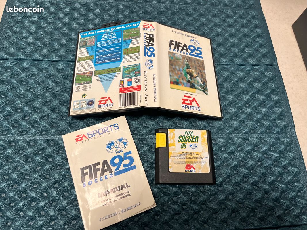 Jeu FIFA 95 Soccer - Sega Mega Drive - Complet Avec Boîte Et Notice - Très Bon État