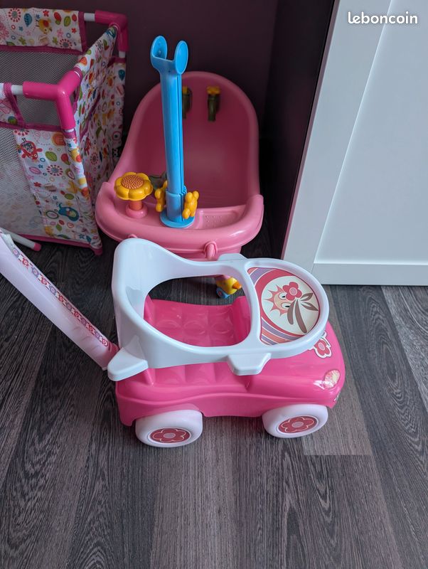Siège Auto De Sécurité Pour Poupée – Chaise En Plastique Avec Clip De Ventilation, Base Et Sangle, Pour Poupées Blind Box – Jaune